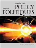 CANADIAN PUBLIC POLICY-ANALYSE DE POLITIQUES