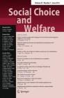 SOCIAL CHOICE AND WELFARE