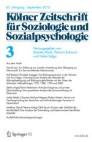 KOLNER ZEITSCHRIFT FUR SOZIOLOGIE UND SOZIALPSYCHOLOGIE