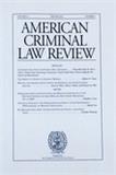 AMERICAN CRIMINAL LAW REVIEW