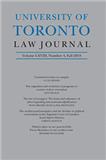 UNIVERSITY OF TORONTO LAW JOURNAL