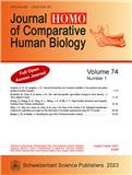 HOMO-JOURNAL OF COMPARATIVE HUMAN BIOLOGY
