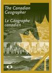 CANADIAN GEOGRAPHER-GEOGRAPHE CANADIEN
