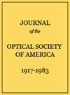 JOURNAL OF THE OPTICAL SOCIETY OF AMERICA AND REVIEW OF SCIE