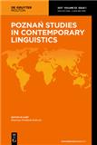 <b>Poznan Studies in Contemporary Linguistics</b>