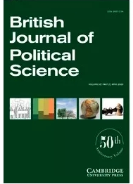 <b>BRITISH JOURNAL OF POLITICAL SCIENCE</b>
