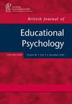 BRITISH JOURNAL OF EDUCATIONAL PSYCHOLOGY