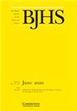 BRITISH JOURNAL FOR THE HISTORY OF SCIENCE