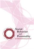 SOCIAL BEHAVIOR AND PERSONALITY