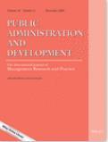 PUBLIC ADMINISTRATION AND DEVELOPMENT
