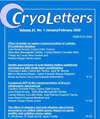 <b>CRYOLETTERS</b>