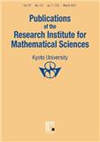 PUBLICATIONS OF THE RESEARCH INSTITUTE FOR MATHEMATICAL SCIE