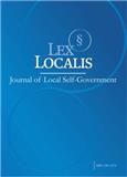 Lex Localis-Journal of Local Self-Government