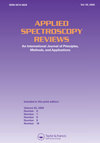 <b>APPLIED SPECTROSCOPY REVIEWS</b>