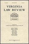 VIRGINIA LAW REVIEW