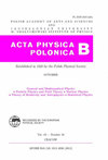 <b>ACTA PHYSICA POLONICA B</b>