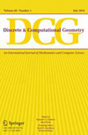 <b>DISCRETE & COMPUTATIONAL GEOMETRY</b>