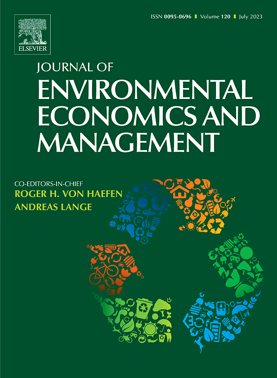JOURNAL OF ENVIRONMENTAL ECONOMICS AND MANAGEMENT