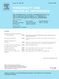 <b>PERSONALITY AND INDIVIDUAL DIFFERENCES</b>