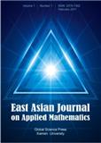 <b>East Asian Journal on Applied Mathematics</b>