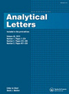 <b>ANALYTICAL LETTERS</b>